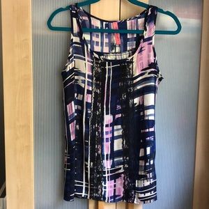 Eight Sixty silk tank top blouse size L